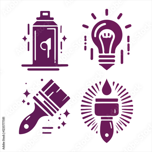 Paints Logo Design
