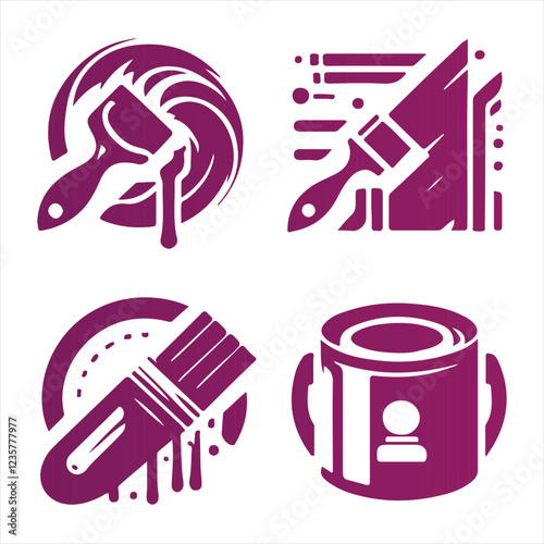 Paints Logo Design
