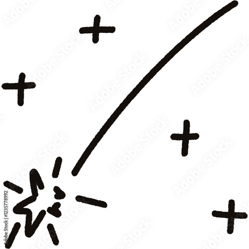 Shooting Star doodle