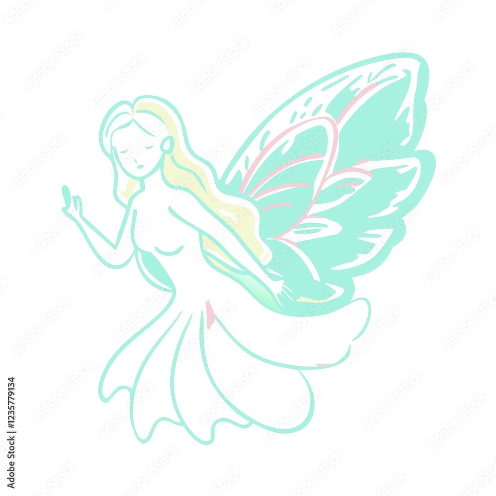 A whimsical, pastel-colored fairy with flowing hair and delicate wings, exuding a magical and ethereal vibe. A whimsical, pastel-colored fairy with flowing hair and delicate wings, exuding a magical and ethereal vibe.