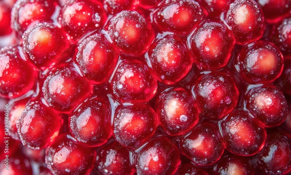 Close-up of vibrant red berries Close-up of vibrant red berries