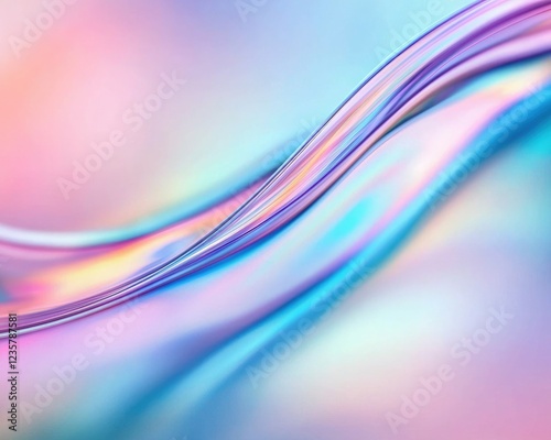 Wallpaper Mural A soft, dreamy abstract background featuring flowing pastel colors and gentle curves, perfect for creative projects. Torontodigital.ca