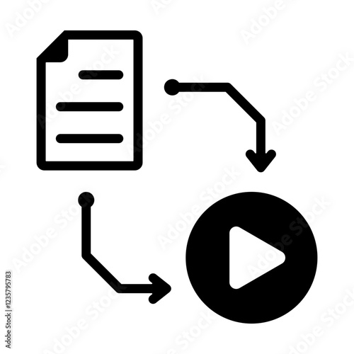 Text To Video Ai Icon