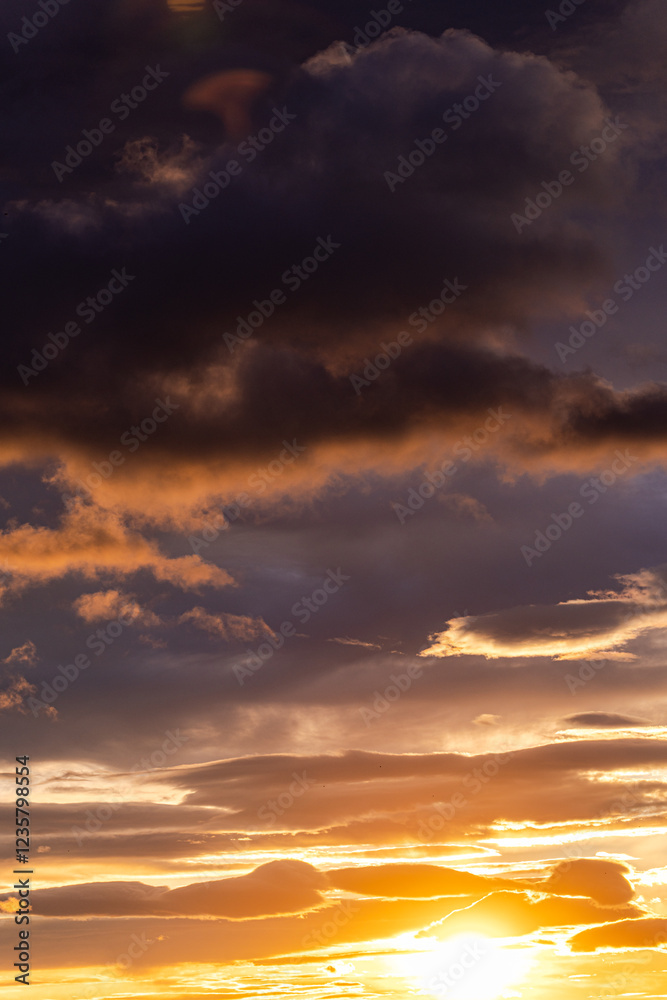 Bright dramatic sky with clouds Bright dramatic sky with clouds