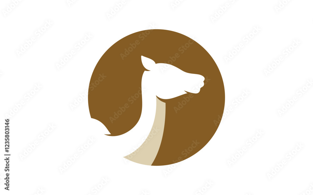 Camel Icon Vector illustration design template Camel Icon Vector illustration design template
