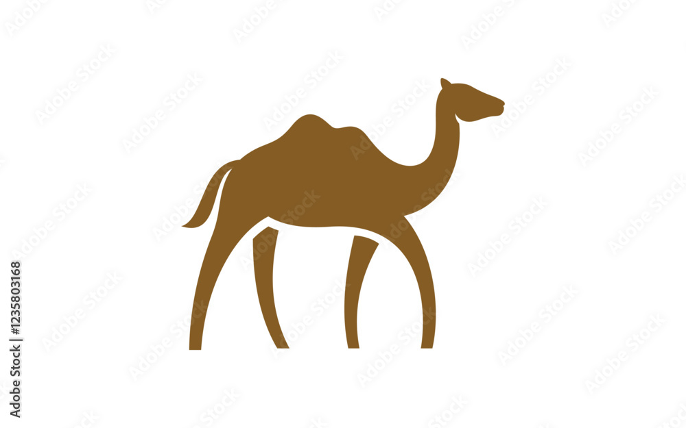 Camel Icon Vector illustration design template Camel Icon Vector illustration design template