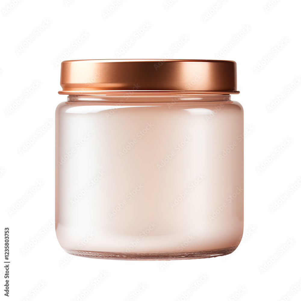 a glass jar with a lid