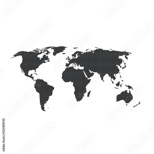 creative world map design vector