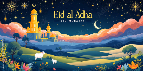 eid mubarak greeting card