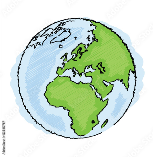 creative world map design vector