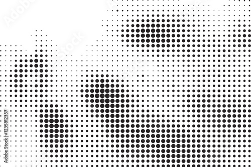 abstract gradient halftone dots background Pop art template texture Vector illustration