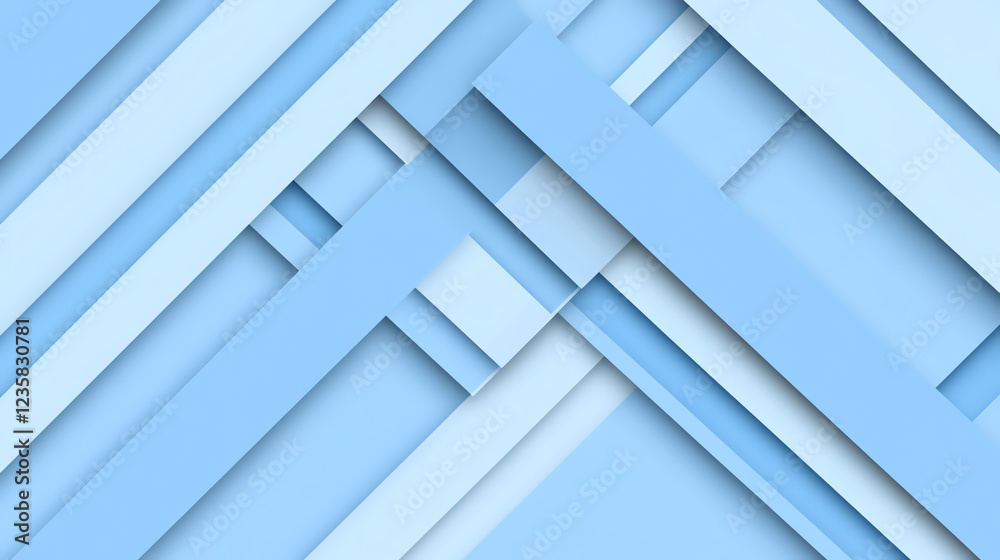 A layered composition featuring a variety of blue stripes, creating a modern and sophisticated abstract design. A layered composition featuring a variety of blue stripes, creating a modern and sophisticated abstract design.
