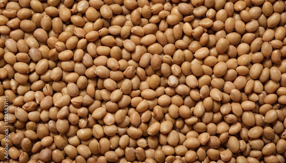 Roasted Soybeans Texture: A detailed close-up reveals the rich, warm tones and subtly varied textures of roasted soybeans, creating a visually appealing background or food texture image. Roasted Soybeans Texture: A detailed close-up reveals the rich, warm tones and subtly varied textures of roasted soybeans, creating a visually appealing background or food texture image.