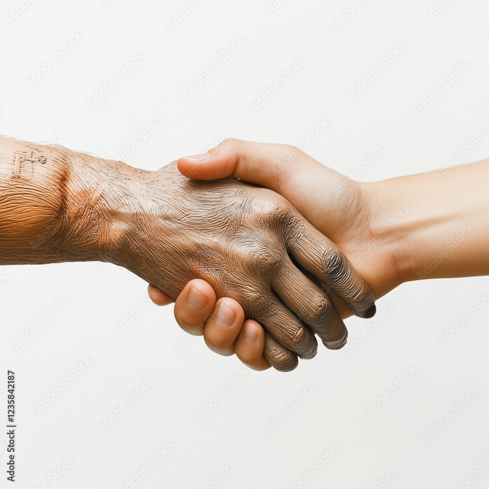 Fototapeta premium a hand