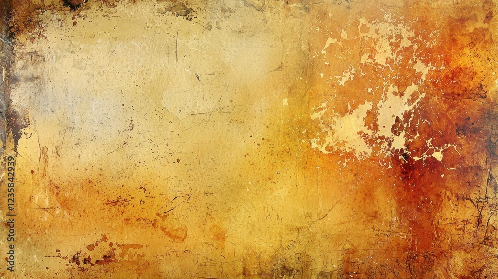 Warm tones of orange, yellow, and brown blend together in a textured background, showcasing an artistic surface with uneven patterns and a rustic aesthetic ideal for various creative projects Warm tones of orange, yellow, and brown blend together in a textured background, showcasing an artistic surface with uneven patterns and a rustic aesthetic ideal for various creative projects