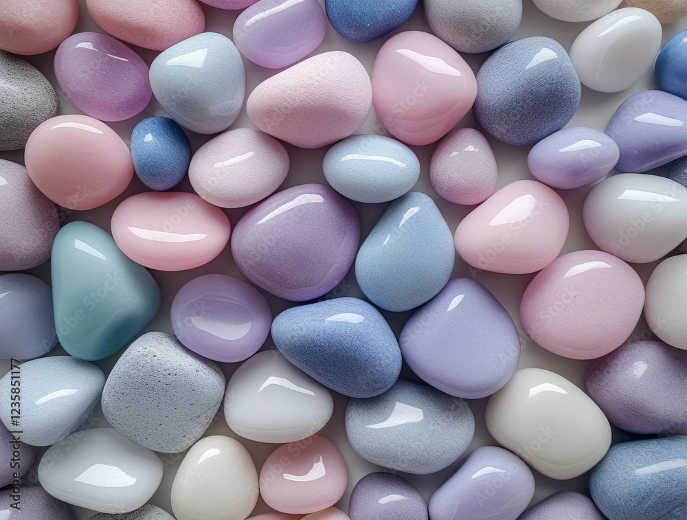 A Decorative stone glossy pabbles design A Decorative stone glossy pabbles design