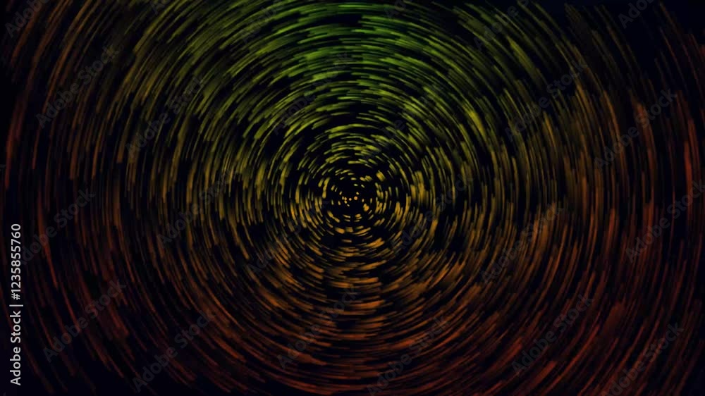 line tunnel animation on black background. line tunnel animation on black background.