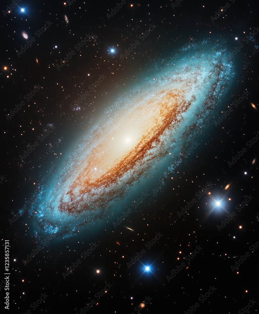 Obraz premium space galaxy in space