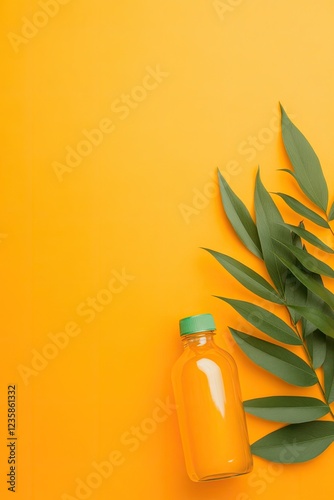 vibrant portrait of environmentally-conscious individual engaging in zero waste practices surrounded by natural elements photo