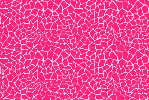 Seamless pink giraffe print pattern background.