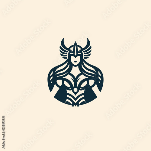 Valkyrie Goddess Logo