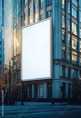 blank billboard on the street