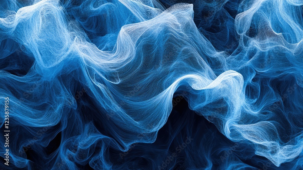 Ethereal Blue Smoke Waves Flowing in Dreamy Patterns Creating an Abstract Background Ideal for Artistic, Creative, and Modern Design Projects Featuring Soft Textures Ethereal Blue Smoke Waves Flowing in Dreamy Patterns Creating an Abstract Background Ideal for Artistic, Creative, and Modern Design Projects Featuring Soft Textures