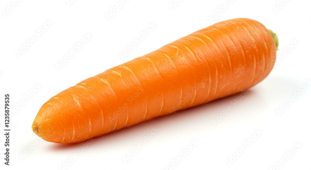 Fresh Organic Carrot Vegetable Single Isolated on White Background Fresh Organic Carrot Vegetable Single Isolated on White Background