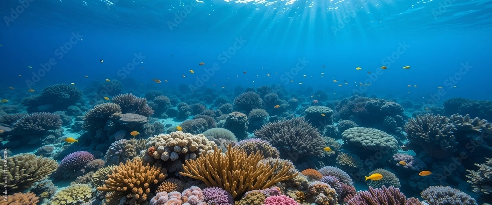 Naklejka premium Coral Reef Serenity