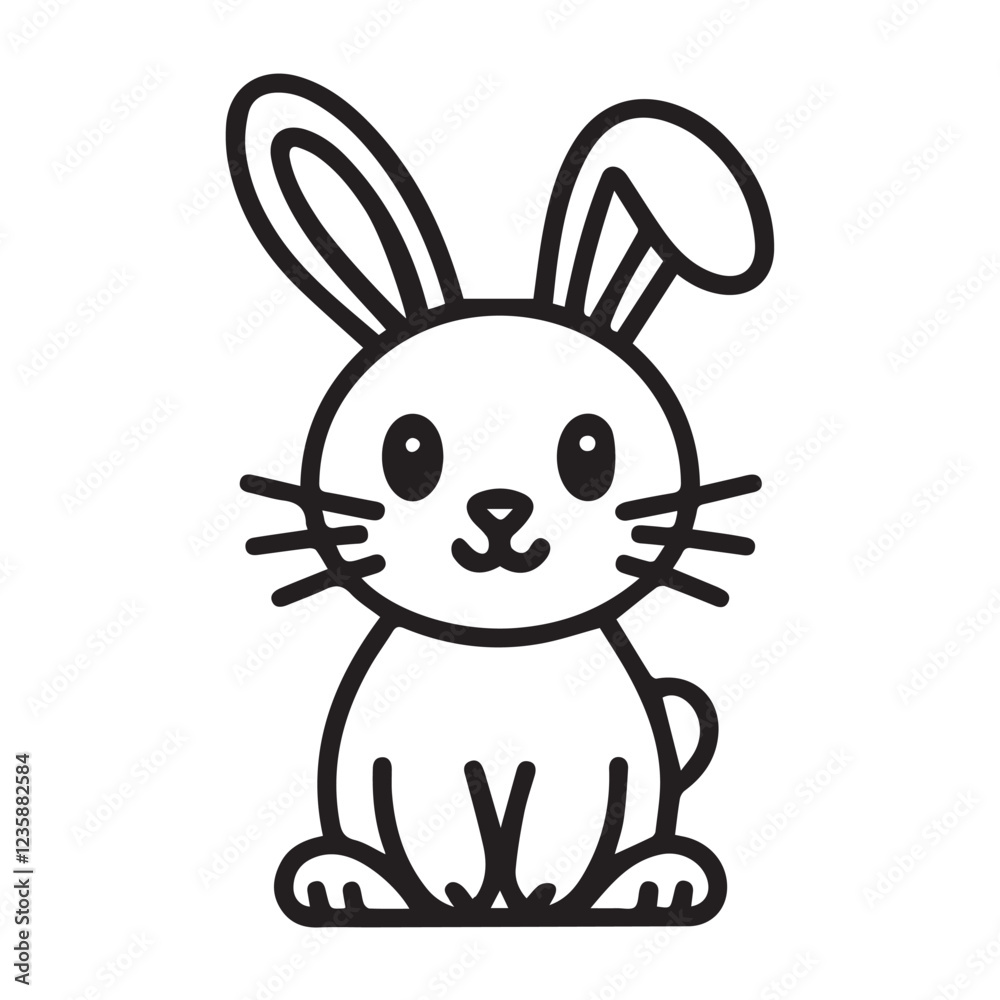 Fototapeta premium rabbit with carrot