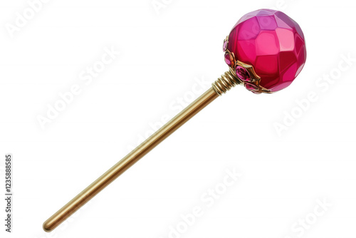 Wallpaper Mural Colorful decorative hairpin with a gem-like top shining brightly, isolated on transparent or white background Torontodigital.ca