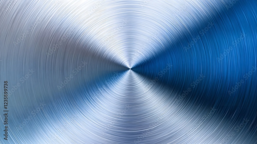 Stylish Metallic Radial Swirls and Geometric Patterns in Shades of Blue and Gray  Dynamic abstract digital background with a futuristic technology inspired design  Smooth sleek