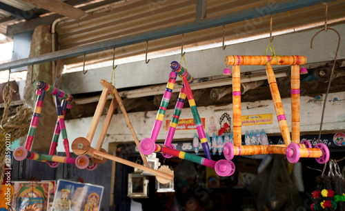 Traditional Wooden Baby Walker