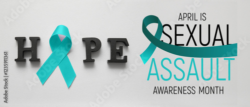 Lilac awareness ribbon with...