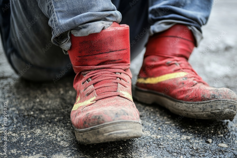 Fall And Fall Injury Accident At Workplace, Fall And Fall Injury Accident At Workplace,