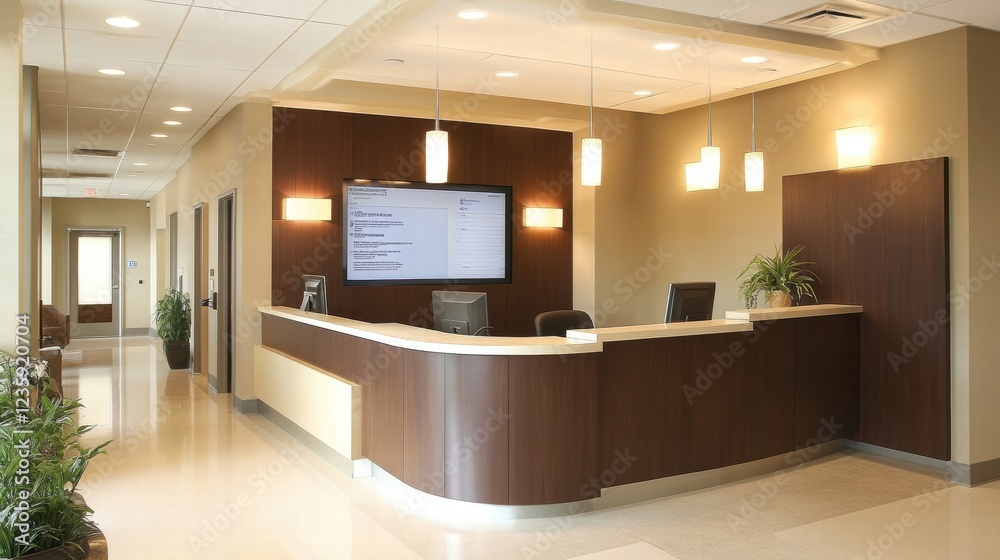 modern medical office reception area modern medical office reception area