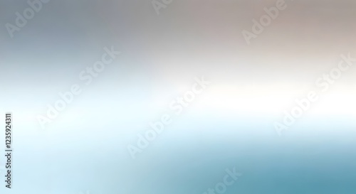 A misty morning gradient with pale gray, soft blue, and white, Ai Generated