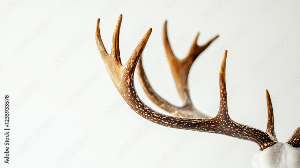 Elegant Close-Up of a Reindeer Antlers Headband Elegant Close-Up of a Reindeer Antlers Headband