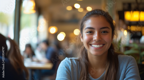 Smiling Young Woman Enjoying a Relaxed Morning Indoors Free Download Smiling Young Woman Enjoying a Relaxed Morning Indoors - GFXLoad