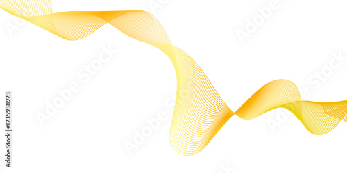 Abstract motion of curve lines, light shiny, glow effect. Element graphic design for technology banner template, wallpaper background.Abstract background wave line in vector business texture.
