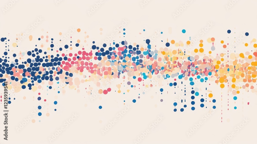 Bioinformatics data flat design side view computational genetics theme cartoon drawing Triadic Color Scheme. Bioinformatics data flat design side view computational genetics theme cartoon drawing Triadic Color Scheme.