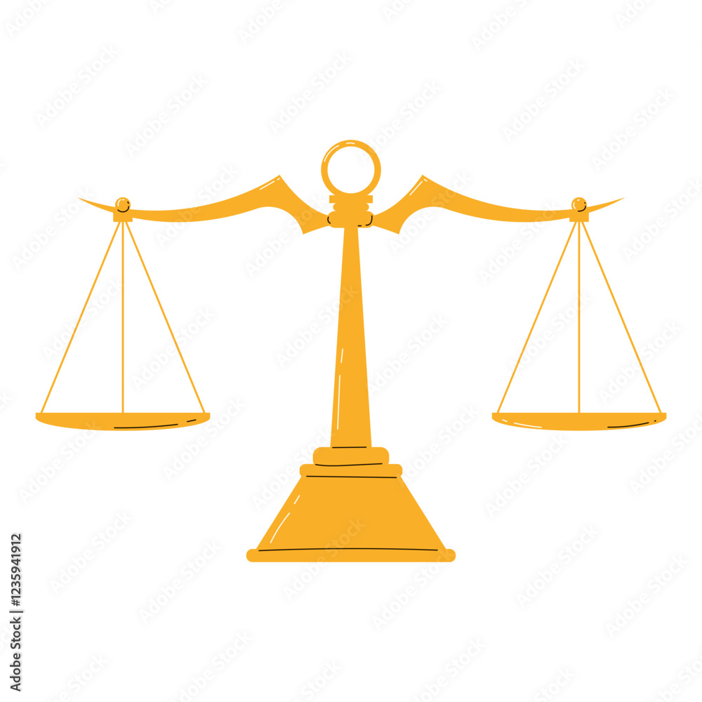 Scales Of Justice Hand Draw Illustrations Scales Of Justice Hand Draw Illustrations