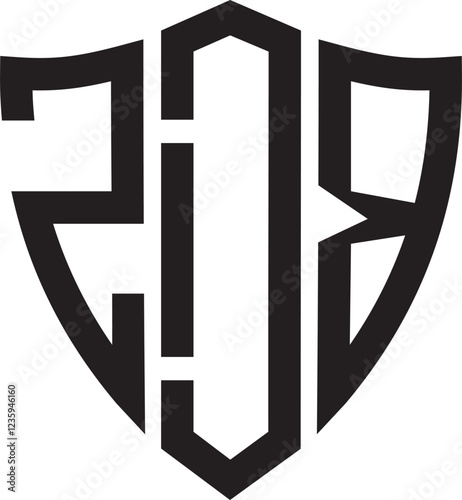 Free Download ZDB Shield Shape.eps - GFXLoad