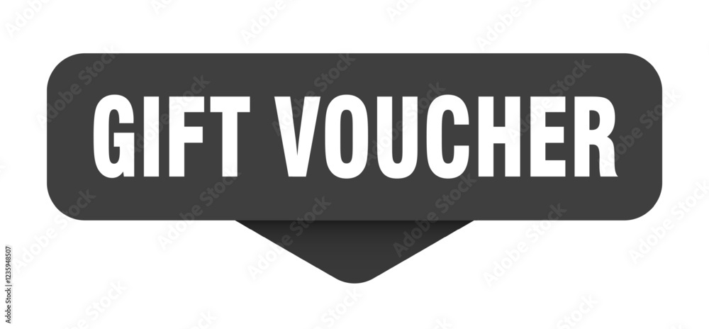 gift voucher sticker. gift voucher sign on transparent background gift voucher sticker. gift voucher sign on transparent background