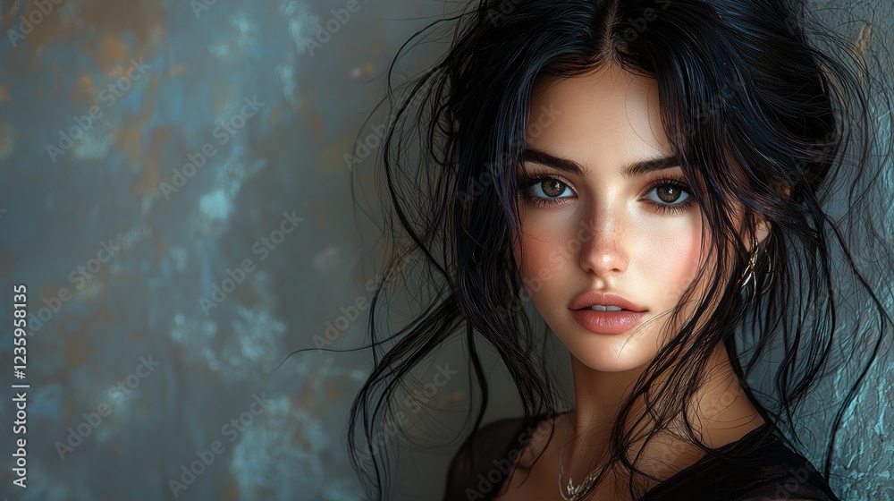 Portrait of a beautiful woman. Portrait of a beautiful woman.