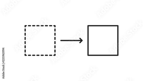 integration of shapes and smooth transformation