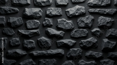 Sophisticated Strength: Close-Up of a Black Stone Wall.
Bold Elegance: Exploring the Texture of Dark Stone Surfaces.
Dramatic Design: A Detailed Look at a Rugged Black Stone Wall