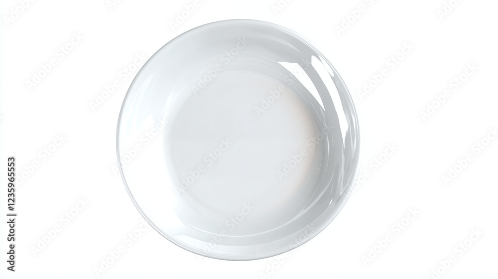 white plate isolated on white white plate isolated on white