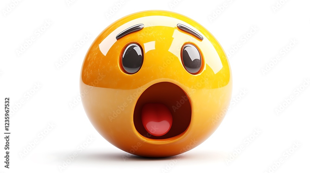 3D Animated Surprised Emoji (2)