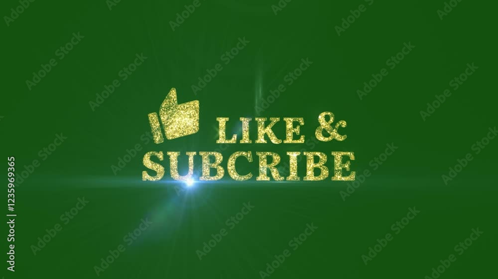 like and subscribe. green screen